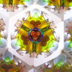 pattern inside the mini kaleidoscope